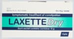 Laxette Dry Constipation Treatment Powder 10 x 10g