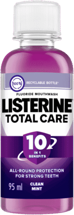 Listerine Total Care Clean Mint Fluoride Mouthwash 95ml