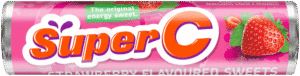 Super C Strawberry Flavoured Sweets 36g
