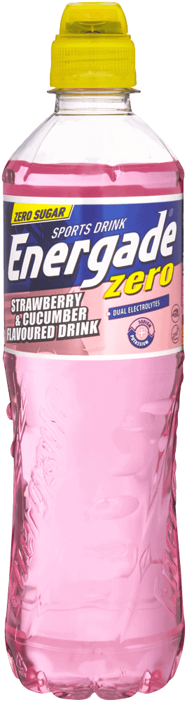 Energade Zero Strawberry & Cucumber Flavoured Sports Drink 500ml