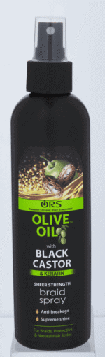 ORS Olive Oil Black Castor & Keratin Black Castor & Keratin Braid Spray 250ml - Image 4