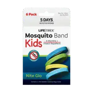 Lifetrek LIFE TREK MOSQUITO BAND KIDS N/G 6PK