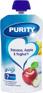 Purity From 7 Months Banana, Apple & Yoghurt Yogi 110ml