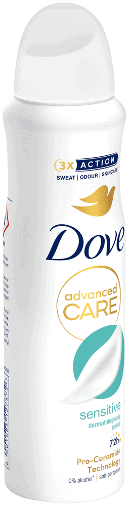 Dove Advanced Care Sensitive Anti-Perspirant Body Spray 150ml