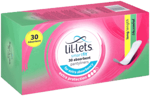 Lil-lets SmartFit Unscented Pantyliners 30s