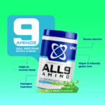 USN ALL 9 AMINOS 330G GREEN JELLY BEAN - Image 3