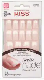 KISS NAILS ACRYLIC NUDE CASHMERE KAN03