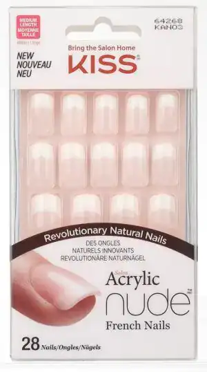image-0 KISS NAILS ACRYLIC NUDE CASHMERE KAN03