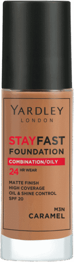 Yardley Stayfast Caramel SPF 20 24HR Foundation 30ml
