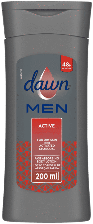 Dawn MEN Men Active Fast Absorbing Body Lotion for Dry Skin 200ml
