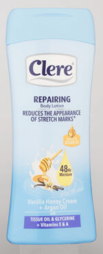 Clere Vanilla Honey Cream & Argan Oil Repairing Body Lotion 400ml