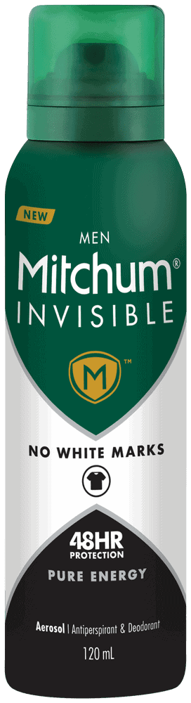 image-0 Mitchum Men Pure Energy Antiperspirant & Deodorant Aerosol 120ml