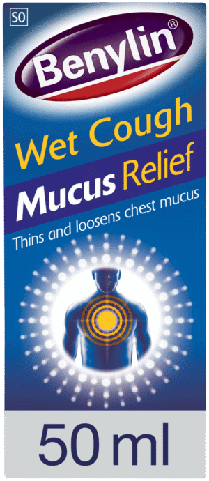 Benylin Mucus Relief Wet Cough Syrup 50ml