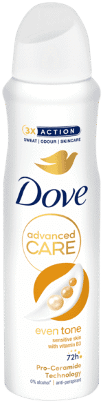 Dove Eventone Sensitive Skin Anti-Perspirant Body Spray 150ml