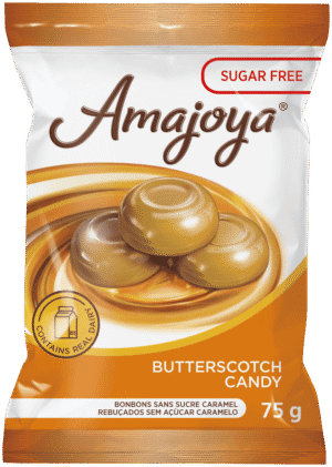 image-0 Amajoya Sugar Free Butterscotch Candy 75g