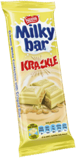 Nestlé Milkybar Krackle White Chocolate Slab 80g