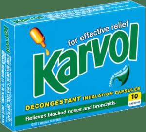 Karvol Decongestant Inhalation Capsules 10pk