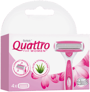 Schick QUATTRO BLADES FOR WOMEN 4'S