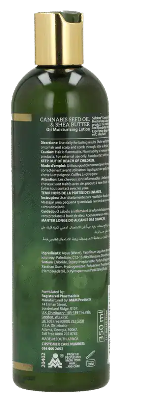 Sofnfree Cannabis & Shea Butter Oil Moisturising Lotion 350ml