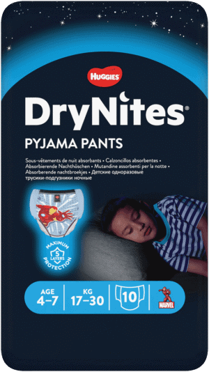 Huggies DryNites Age 4-7 Disposable Nappy Pyjama Pants 10pk