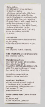 Bionorica Sinupret Sinusitis Syrup 100ml