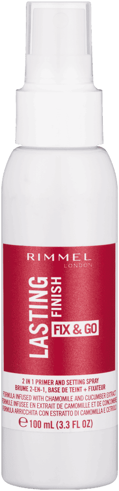 Rimmel Lasting Finish Fix & Go 2 In 1 Primer and Setting Spray 100ml