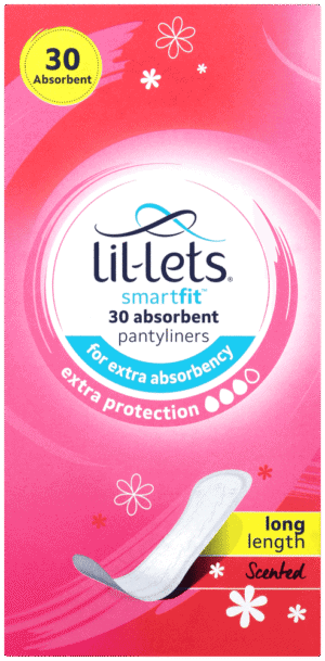 Lil-lets SmartFit Long Length Scented Pantyliners 30pk