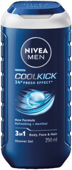 Nivea MEN Cool Kick 3-In-1 Shower Gel 250ml