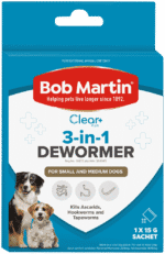 Bob Martin Clear Plus 3-in-1 Dewormer Powder for Dogs 15g