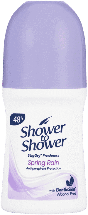 Shower To Shower Spring Rain Anti-Perspirant Roll-On 50ml