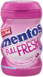 Mentos Full Fresh Bubble Fresh Flavoured Chewing Gum 60pk