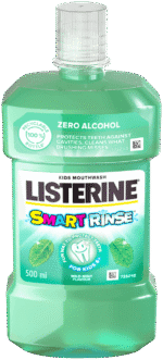 Listerine Smart Rinse Mild Mint Kids Mouthwash 500ml