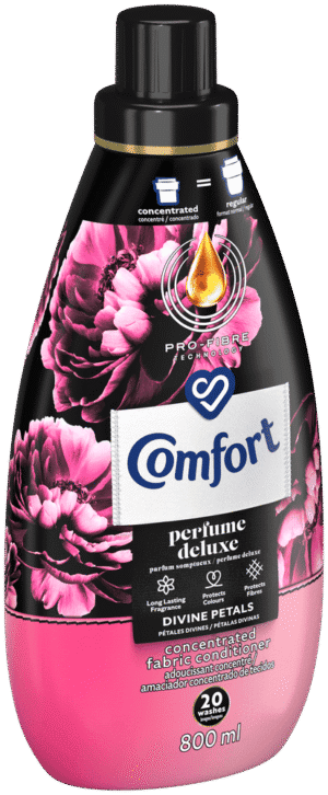 Comfort Perfume Deluxe Divine Petals Laundry Fabric Softener 800ml