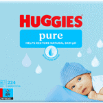 Huggies Pure Baby Wipes 4 x 56pk
