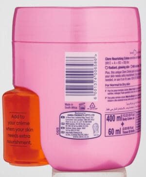Clere Lanolin & Glycerine Nourishing Body Crème with Tissue Oil 2pc
