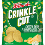 Willards Crinkle Cut Cheese & Onion Flavoured Potato Chips 120g