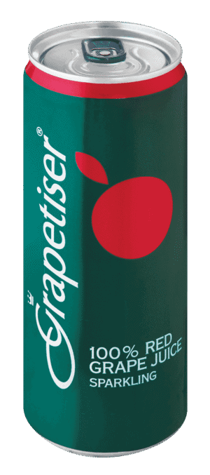 Grapetiser 100% Sparkling Red Grape Juice 330ml