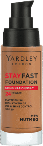 Yardley Stayfast Nutmeg SPF 20 24HR Foundation 30ml