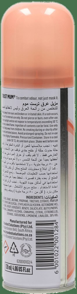 Mum AER FRESH PEACH 120ML