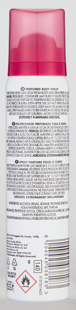 Revlon Pink Happiness First Love Perfumed Body Spray 90ml