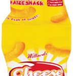 Willards Cheese Curls Double Cheese Flavoured Maize Snack 4 x 14g