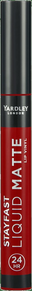 Yardley Stayfast Engine Red 24HR Liquid Matte Lip Vinyl 8ml