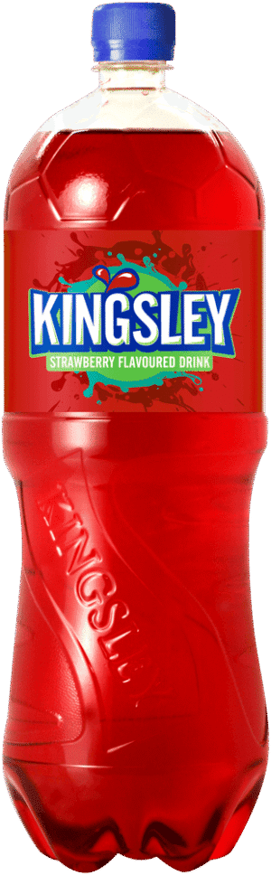 image-0 Kingsley Strawberry Flavoured Sparkling Drink 2L