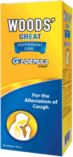 Woods' G Formula Peppermint Cure Cough Syrup 100ml