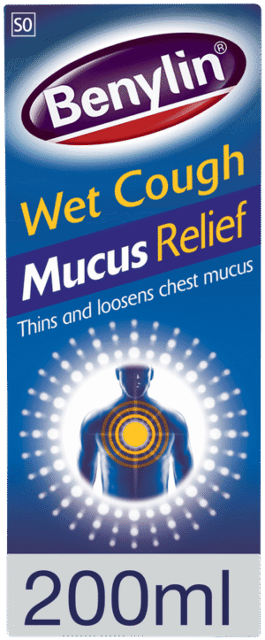 Benylin Mucus Relief Wet Cough Syrup 200ml