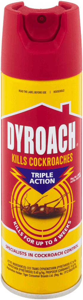 Dyrange Dyroach Superfast Triple Action Cockroach Killer 180ml