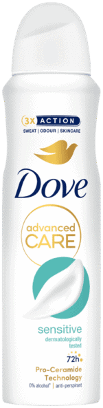 Dove Advanced Care Sensitive Anti-Perspirant Body Spray 150ml