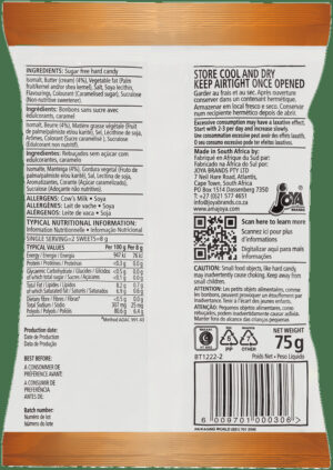 Amajoya Sugar Free Butterscotch Candy 75g