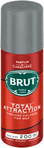 BRUT Total Attraction Aerosol Deodorant Body Spray 200ml