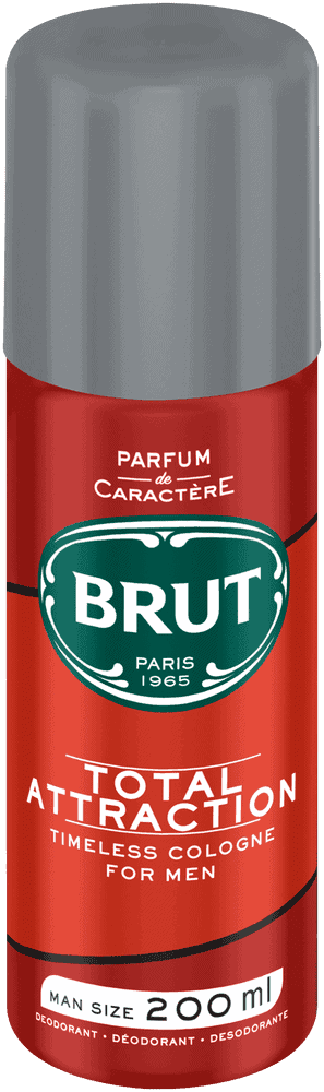 BRUT Total Attraction Aerosol Deodorant Body Spray 200ml